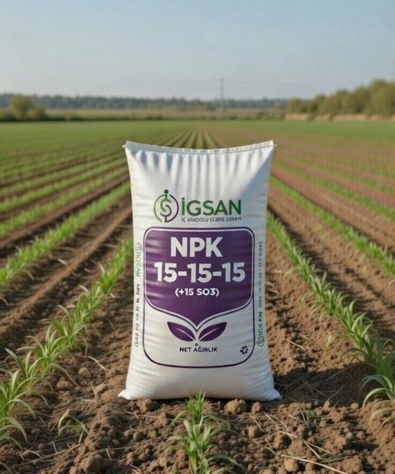 İGSAN NPK 15-15-15 + 15 SO3 kompoze gübre 50 kg torba